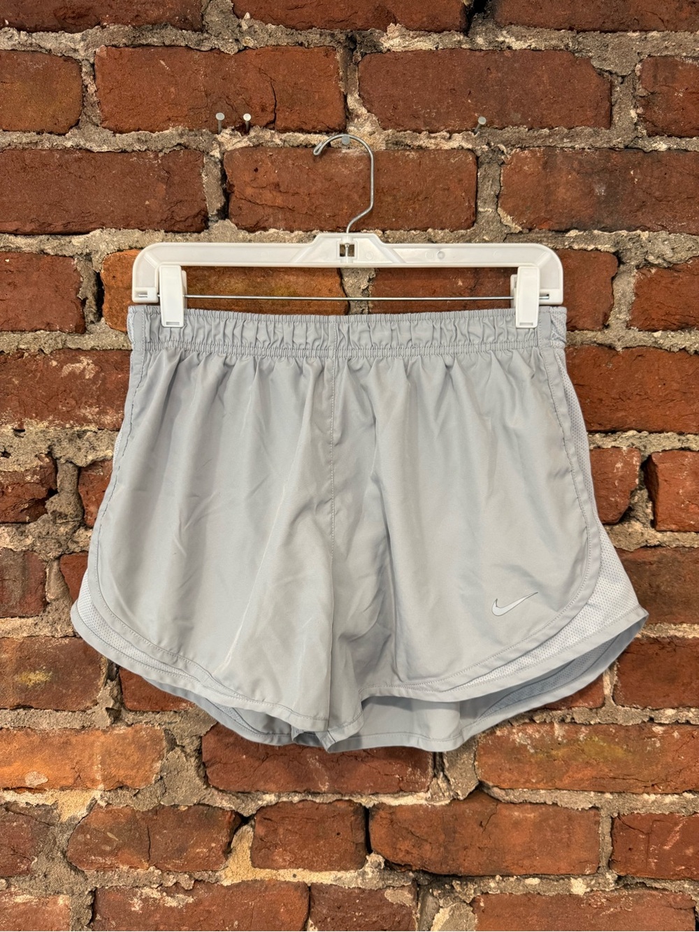 Nike Women’s Light Gray Classic Athletic Shorts “Norts”
